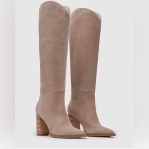 Steve Madden Bixby Women’s Cowboy Suede Knee Boots NWOT